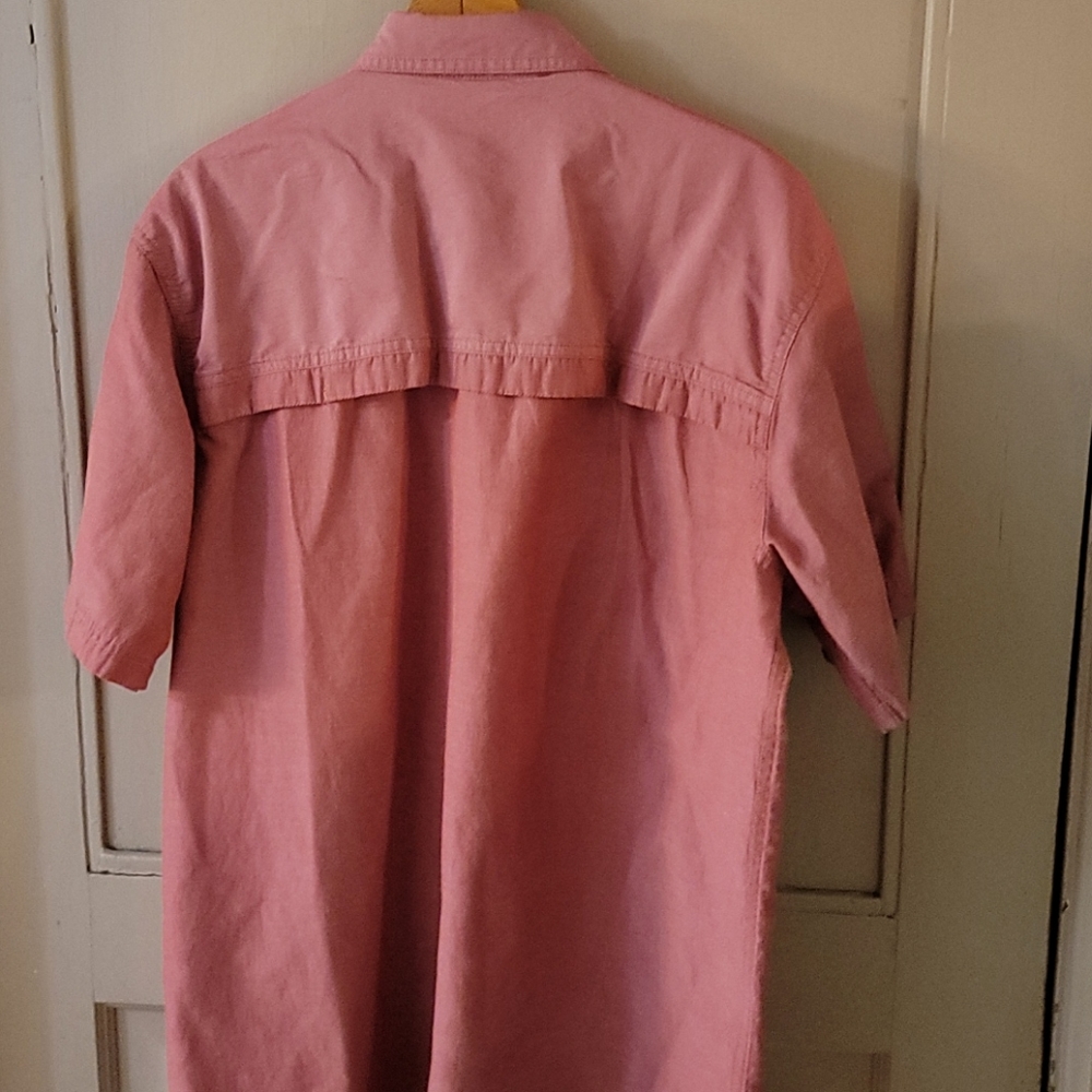 G.H. Bass & Co Short Sleeve Button Down Sz L - Picture 4 of 4